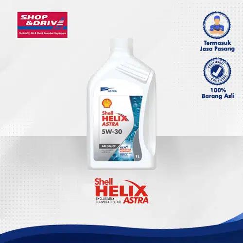 E-Voucher Home Service Astra Shell Oil 5W30 4 Ltr + Pemasangan (Oli untuk Mobil Bensin)