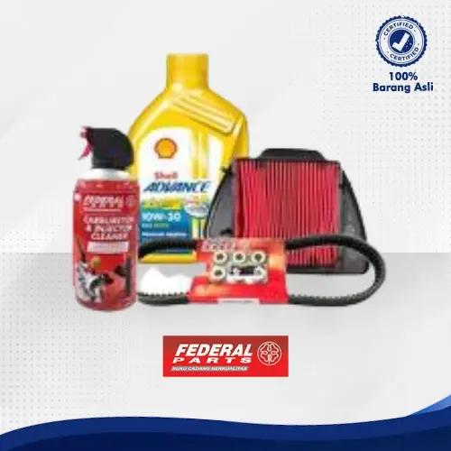 PAKET SERVIS HONDA VARIO (FEDERAL PARTS X SHELL)