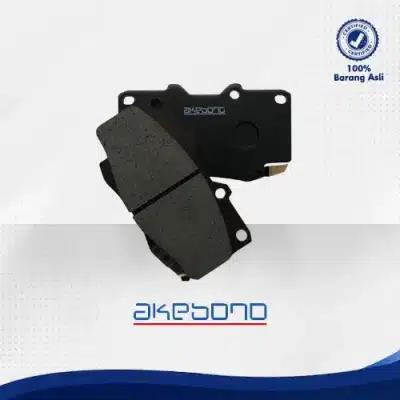 Kampas Rem Depan Akebono untuk Toyota Fortuner, Hilux Double Cabin - Generasi 1 atau Land Cruiser