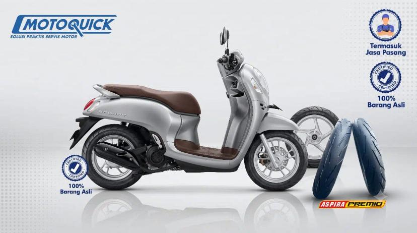 harga ban tubeless scoopy belakang