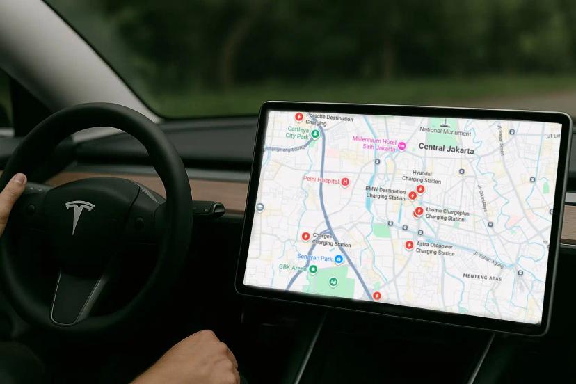 lokasi ev charging station di jakarta