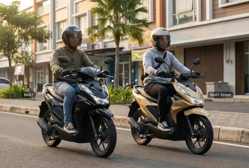perbedaan honda beat dan beat steet