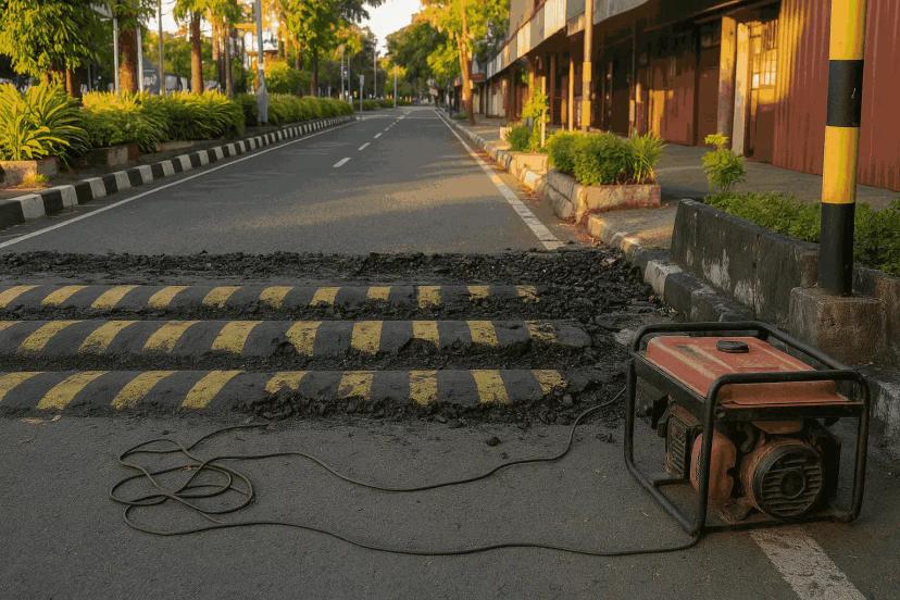 Polisi Tidur Viral di Klaten