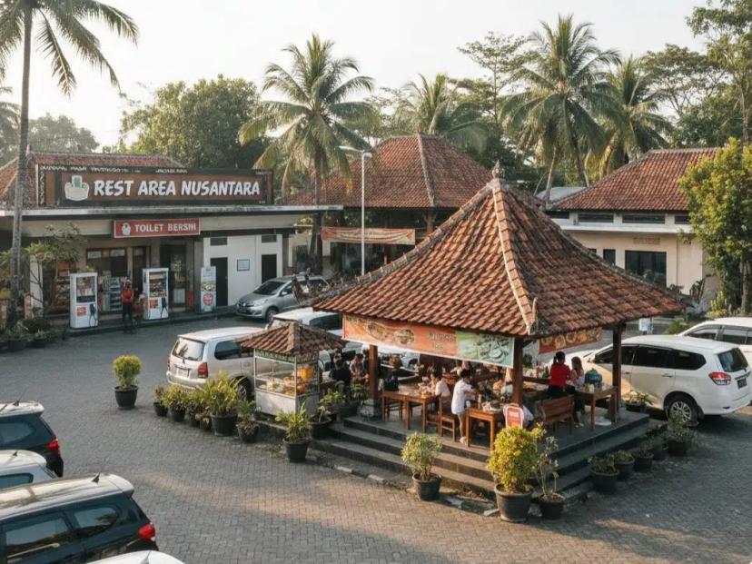 Rest Area Strategis Sebelum Pelabuhan