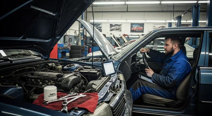 mobil brebet saat digas