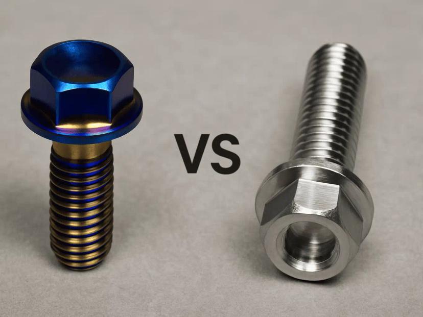 Perbedaan baut titanium dan stainless