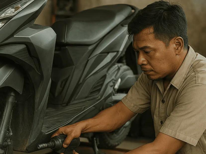 bengkel motor terdekat