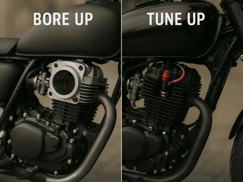 beda bore up dan tune up