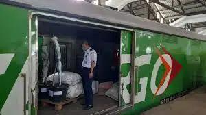 cara kirim motor lewat kereta api