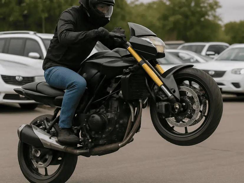 trik dasar freestyle motor