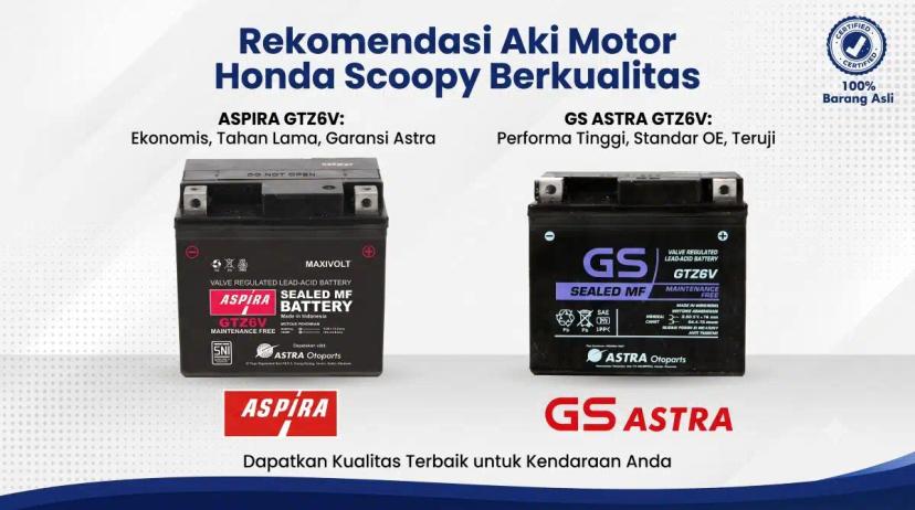 harga aki motor scoopy​