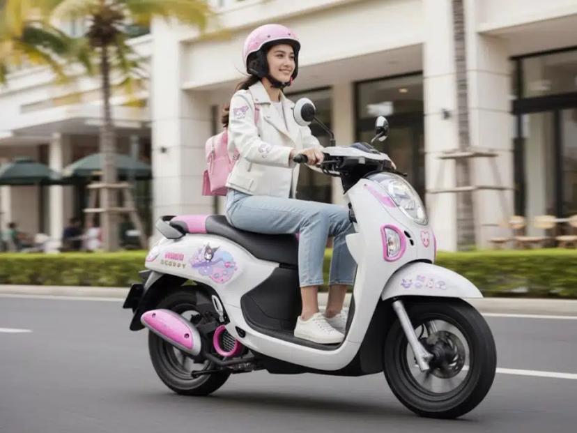 honda scoopy kuromi limited edition