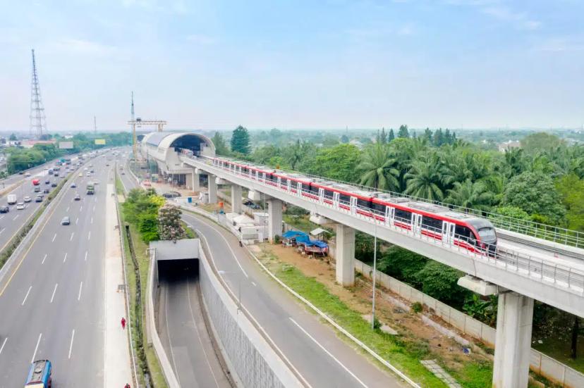 jalur LRT jakarta 2025