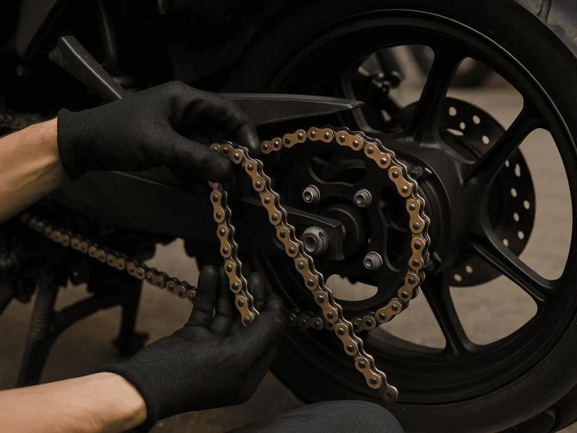 kapan ganti rantai motor