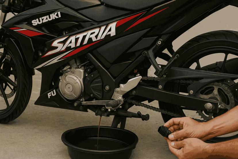 oli motor satria fu​