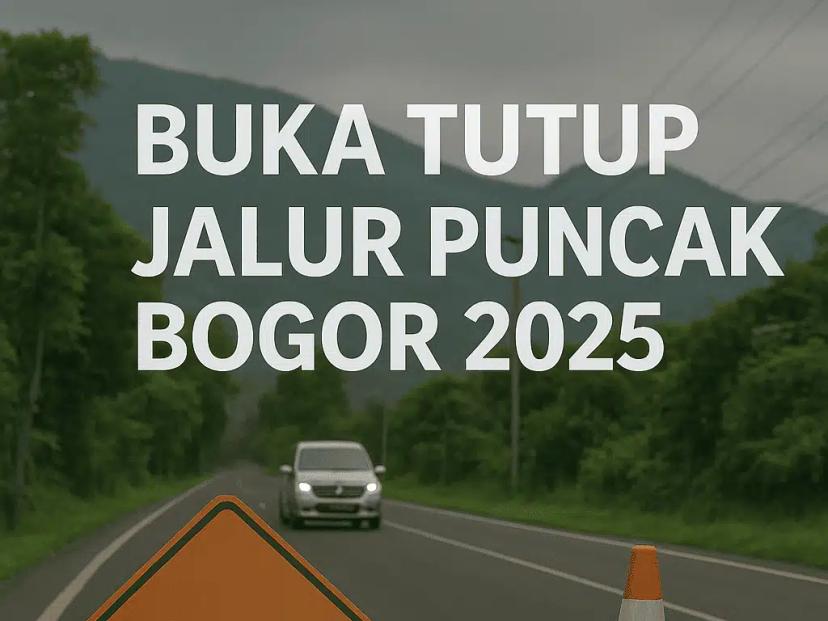 Buka tutup jalur puncak bogor 2025