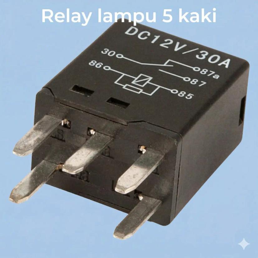 relay lampu 5 kaki