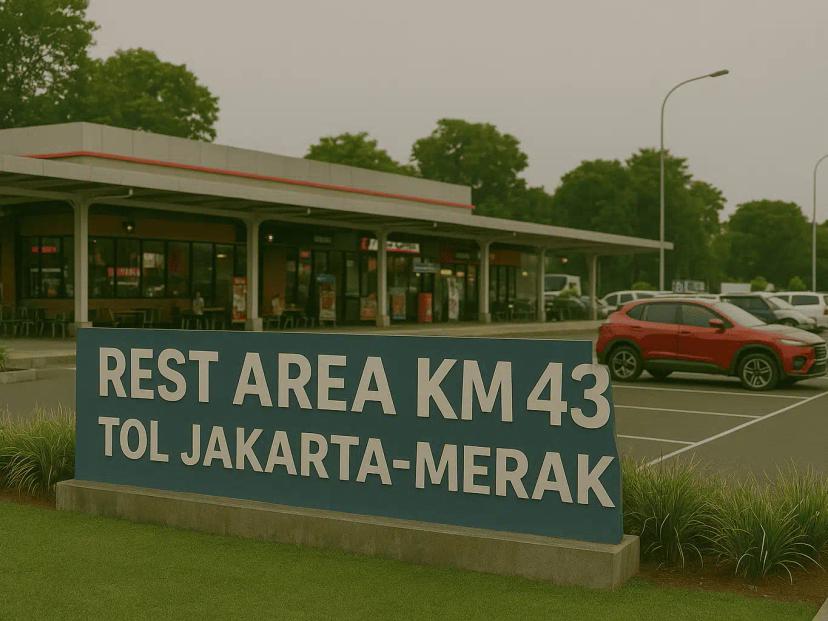 rest area km 43 tol jakarta merak