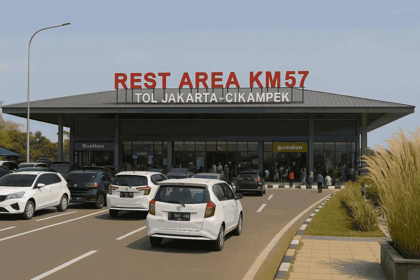rest area km 57 tol jakarta cikampek
