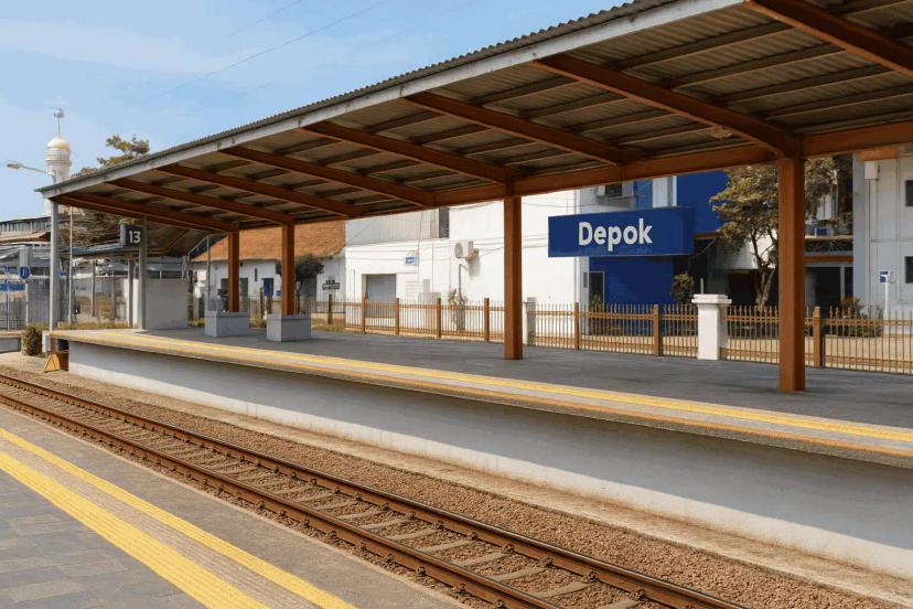 stasiun depok lama​