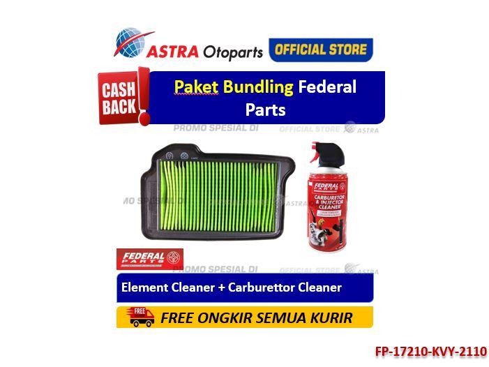 PAKET FEDERAL : ELEMENT CLEANER HONDA BEAT DAN HONDA SCOOPY+CARB CLEANER 300
