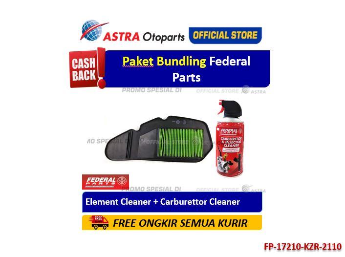 PAKET FEDERAL : ELEMENT CLEANER HONDA VARIO 125 DAN HONDA PCX 150+CARB CLEANER 300